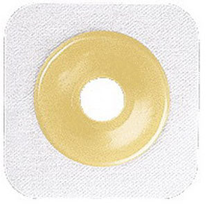 Sur-fit Natura Stomahesive Cut-to-fit Flexible Wafer 5" x 5" Flange 2-3/4" White (Box of 10)
