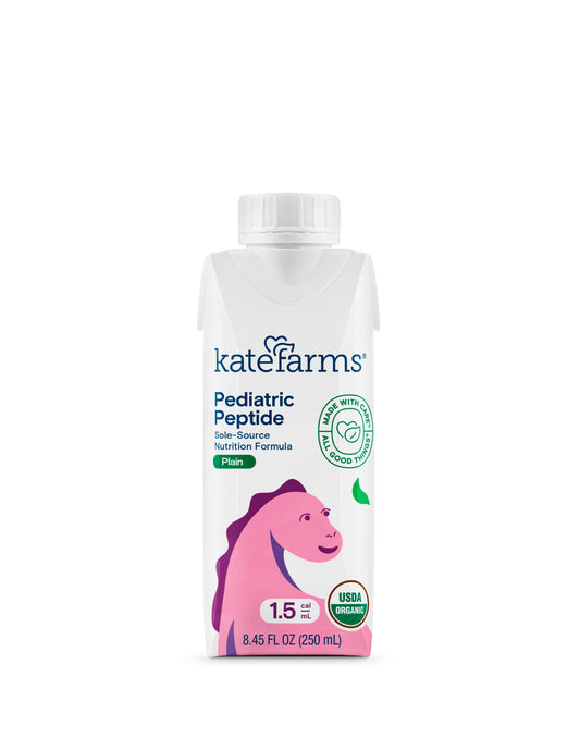 KATE FARMS Pediatric Peptide 1.5 Plain, 8.45 fl. oz. (250 mL)