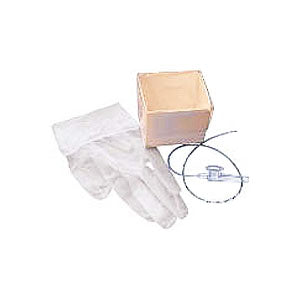 AirLife Tri-Flo Cath-N-Glove Economy Suction Kit 14 Fr with 2 Powder-Free Vinyl Gloves (Case of 100)