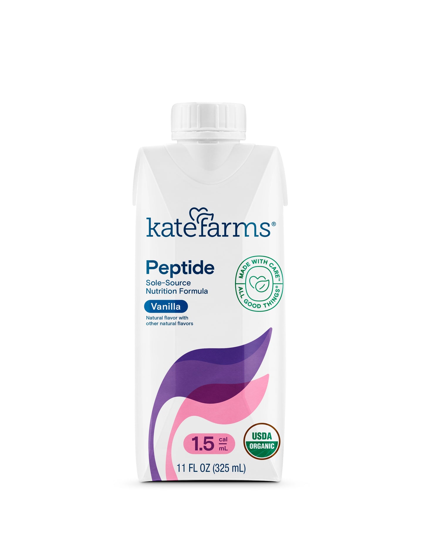KATE FARMS Peptide 1.5 Vanilla, 11 fl oz (325 mL) (Case of 12)