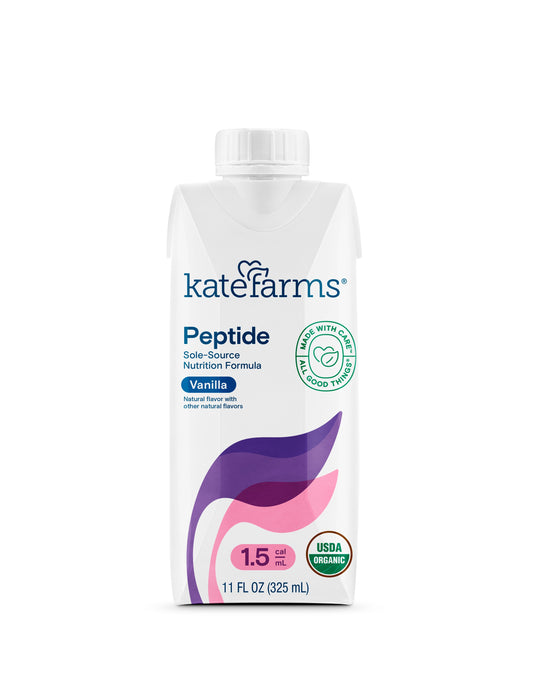 KATE FARMS Peptide 1.5 Vanilla, 11 fl oz (325 mL) (Case of 12)