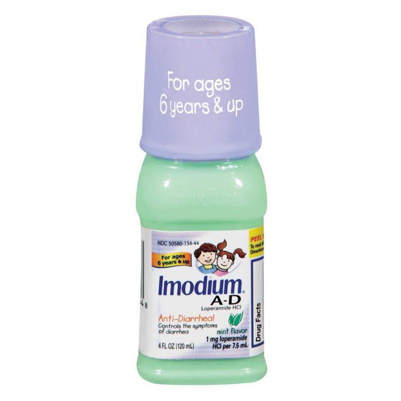 Imodium A-D Anti-Diarrheal, Mint Flavor, 4 fl oz