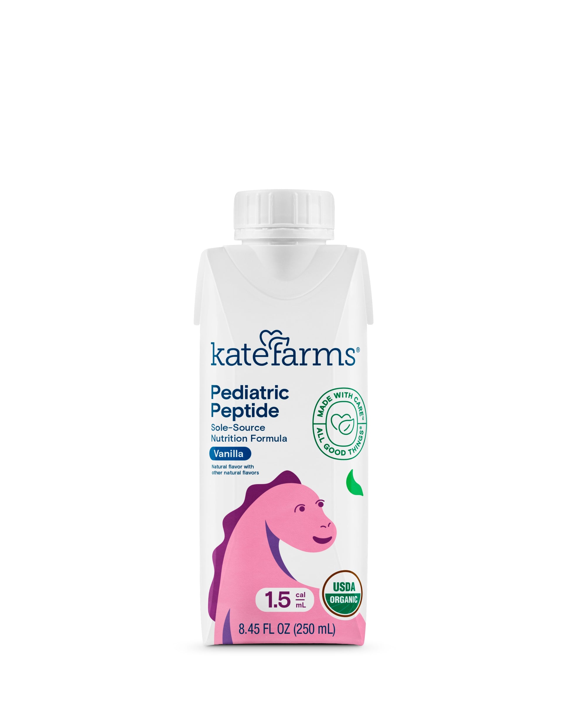 KATE FARMS Pediatric Peptide 1.5 Vanilla, 8.45 fl. oz. (250 mL)