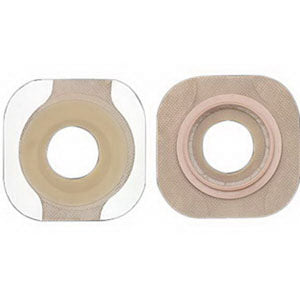 New Image 2-Piece Precut Flat FlexWear Skin Barrier 1-1/8" with Tape Border (Box of 5)