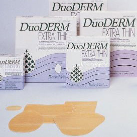 DuoDerm Extra Thin Hydrocolloid Dressing 1-3/4" x 1-1/2" Oval Spot (Box of 20)