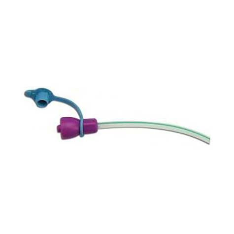 Nutrisafe 2 PVC Feeding Tube with Radiopaque Line 8 Fr 49" (125cm) 2.25 mL Prime, Closed End