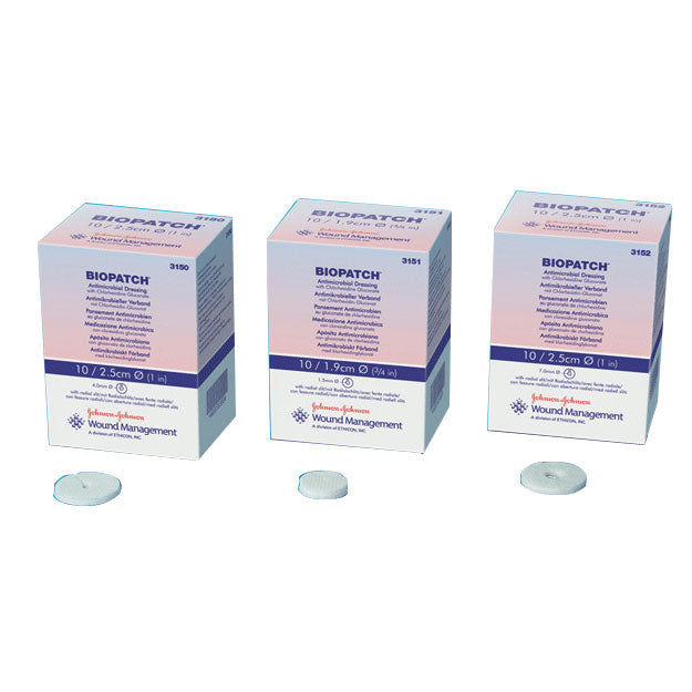 Biopatch Antimicrobial Dressing 1" Disk, 7mm (Package of 10)
